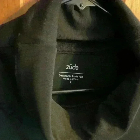 Zuda Women's Scuba Knit Funnel Neck Heavy Pullover Sweater - Size S - Picture 3 of 9